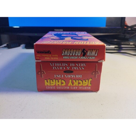 Jackie Chan Lot Of 3 VHS - Twin Dragons, Dragon Fist, Snake & Crane Arts - Picture 4 of 6